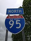 2014-05-16 15 58 16 Sign for Interstate 95 northbound on Interstate 95 in Ewing, New Jersey.JPG